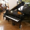 Challen GP142 baby grand piano for sale, finished in a black polyester case.