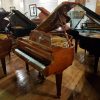 Used Weinberg G-55 baby grand piano, in a walnut polyester case for sale.