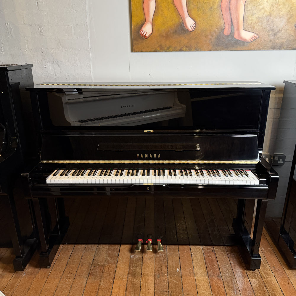 Reconditioned | Yamaha U1A | Upright Piano  | Black Polyester | 4183459