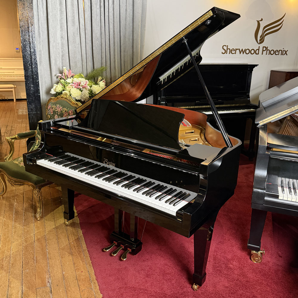 Used | Steinway & Sons Boston GP156 | Baby Grand Piano  | Black Polyester | 125537