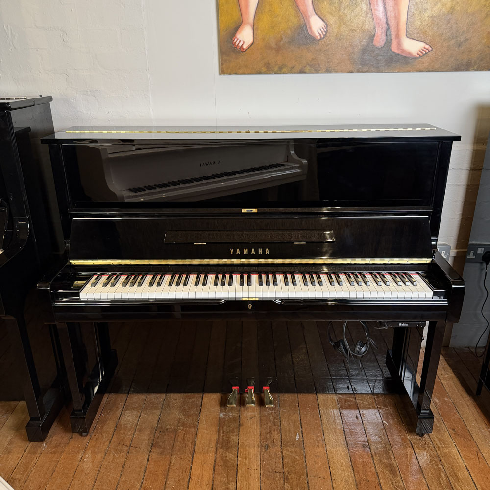 Reconditioned | Yamaha U1A Silent | Upright Piano | Silent System | Black Polyester | 4183459